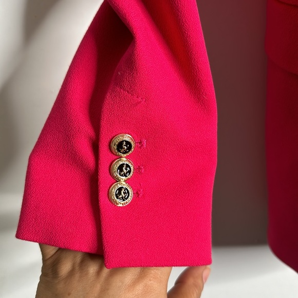 Zara pink double breasted blazer size XlArge new - Picture 4 of 8